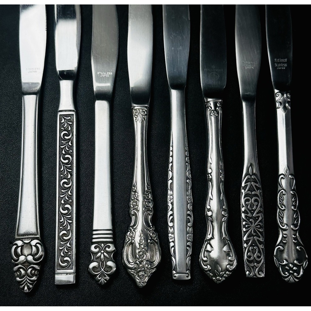40 Vtg Stainless Flatware Mismatched Japan EKCO National Interpur Oneida Mixed - Picture 10 of 16